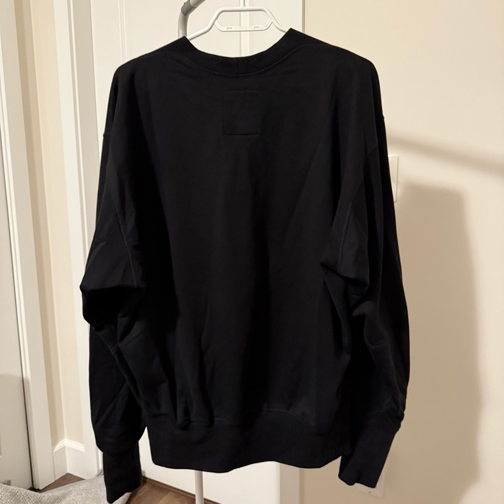 Y-3 Black Sweatshirt with Pink Floral Design - Picture 3 of 4